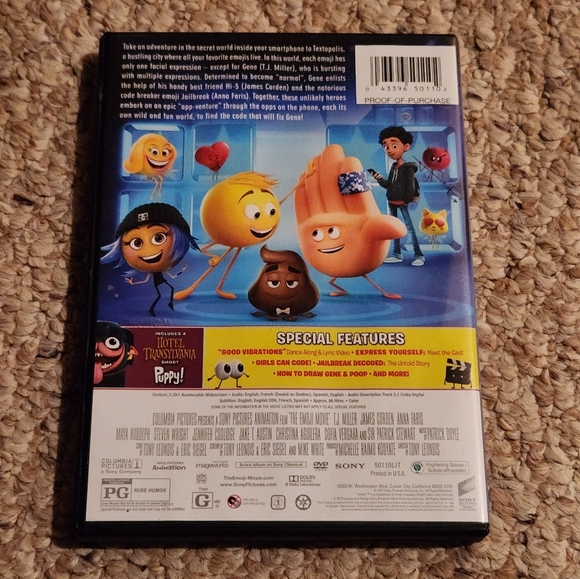 The Emoji Movie DVD - Picture 3 of 3